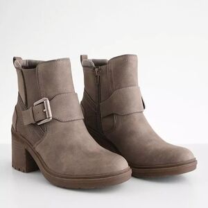 Bullboxer B-52 Buckled Ankle Boot Gray